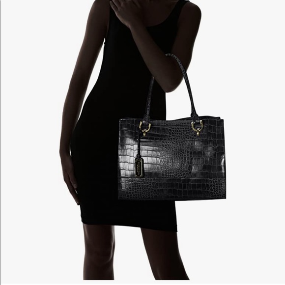 London fog tote black croco - Picture 7 of 7